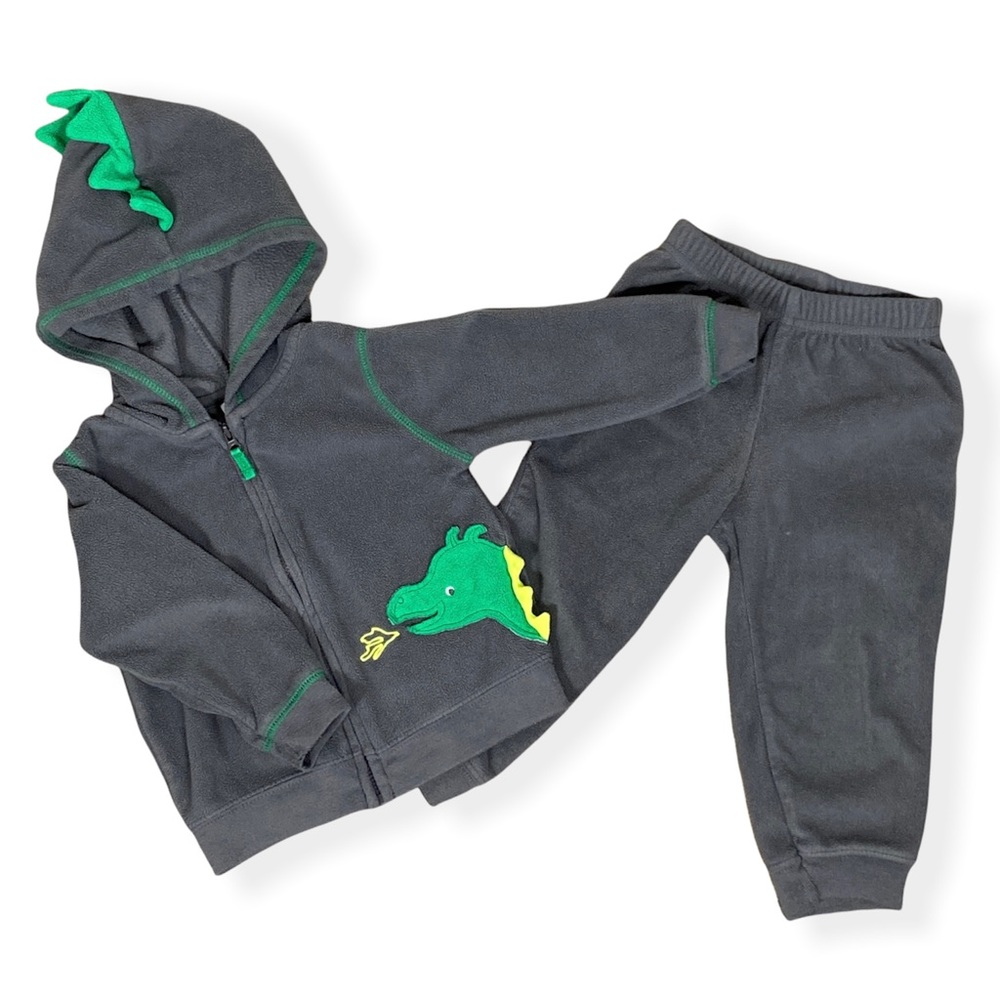 Carter's Matching Dragon Set (Fleece Hoodie and Pants) Size 18M